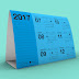 Free Printable Tent Calendar 2017