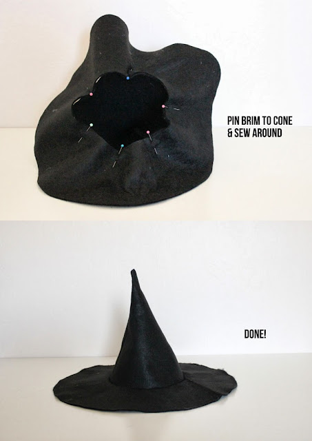 Tự tạo ngay 1 chiếc mũ phù thuỷ tại nhà đón Halloween 6