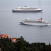 a ship leaves port and another arrives