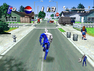 Pepsi man: The Running Man Hero PSX