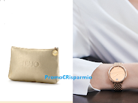 Stroili Oro : gli orologi Liu Jo ti regalano la esclusiva pochette Logo Stroili Oro : gli orologi Liu Jo ti regalano la esclusiva pochette