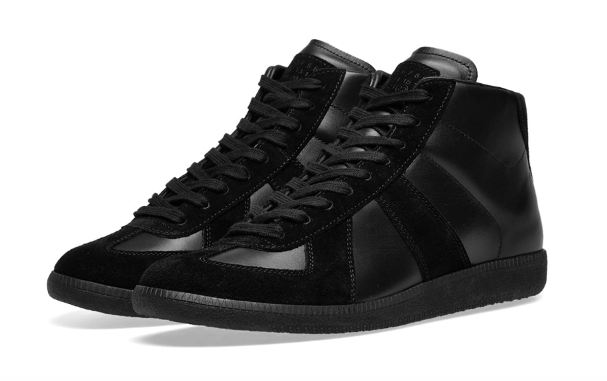 maison margiela replica sneaker black