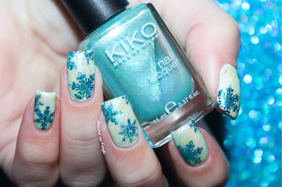 Nail Art : Jelly Sandwich and Snowflakes