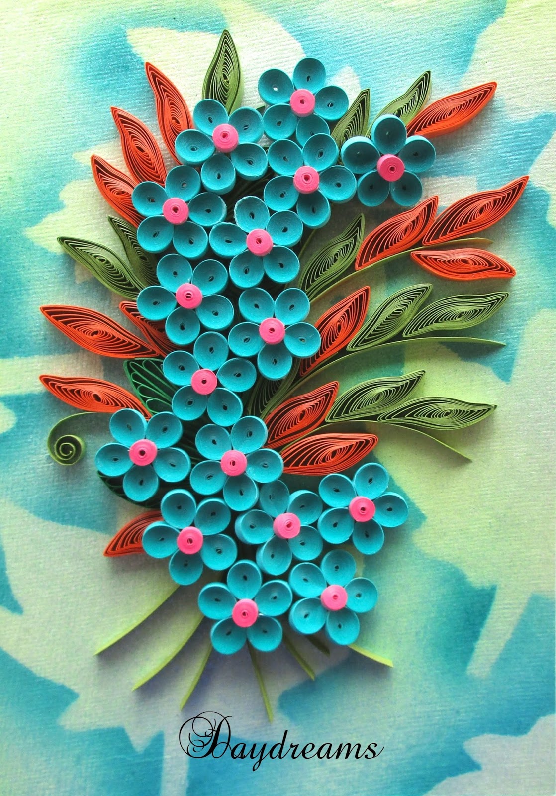 daydreams quilled flower bouquet paper quilling flower arrangements