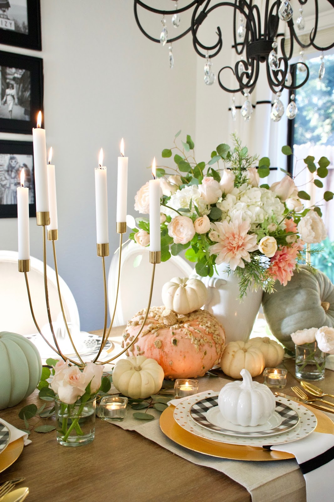 Home and Fabulous: GLAMOROUS THANKSGIVING DINNER TABLE