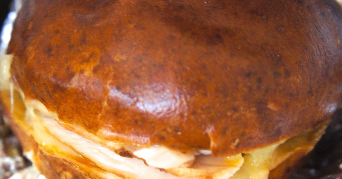 Savory Sweet and Satisfying Turkey and Cheese Honey Mustard Pretzel Melts