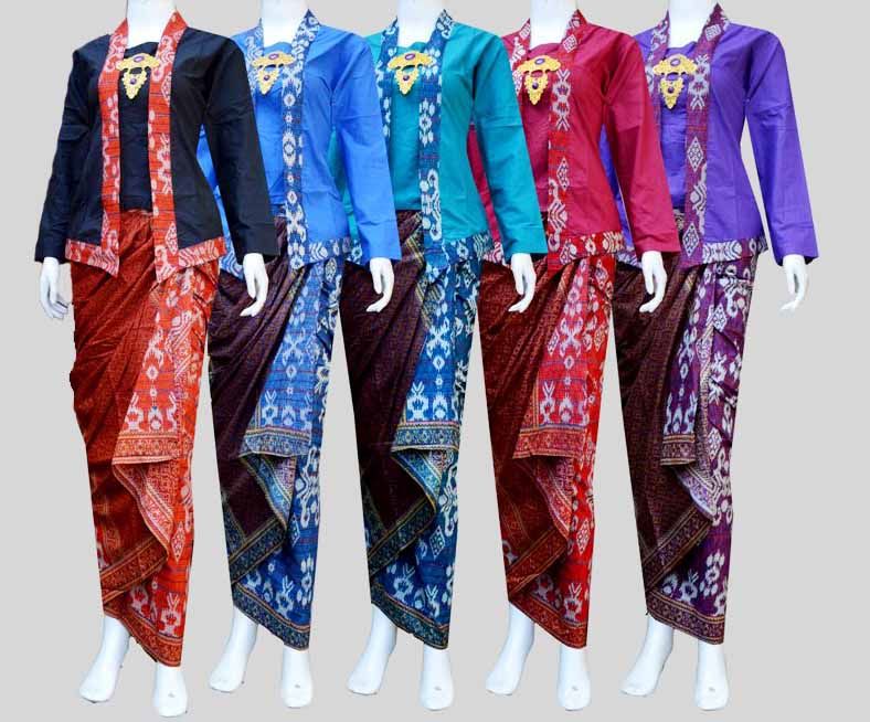 29 Model  Batik  Setelan Rok  Panjang  Span Muslimah Berhijab 