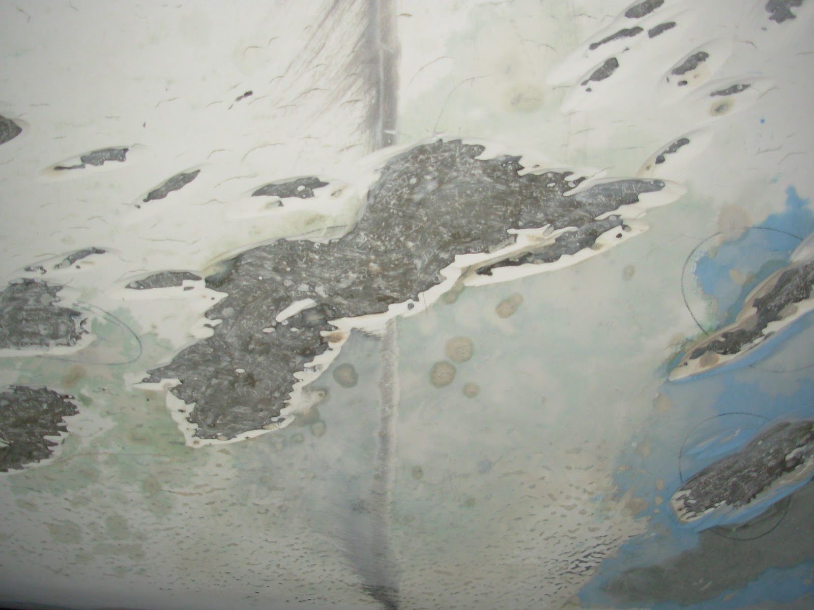 Alva Anne Removing Laminate Voids & Flaking Gelcoat