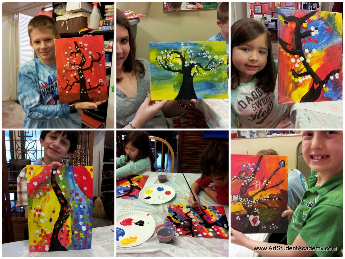 Art Student Academy What our Children's ART classes are up to! Clay, design and painting!