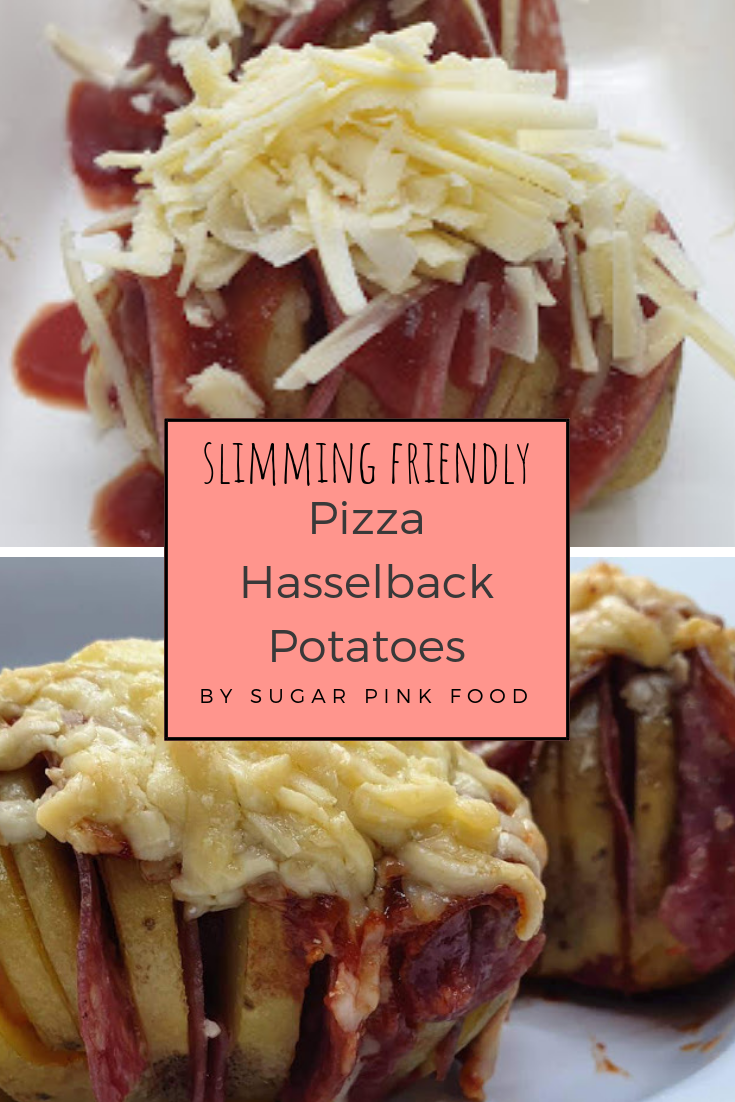 Pizza Hasselback Potatoes Healthy Recipe Sugar Pink Food Healthy