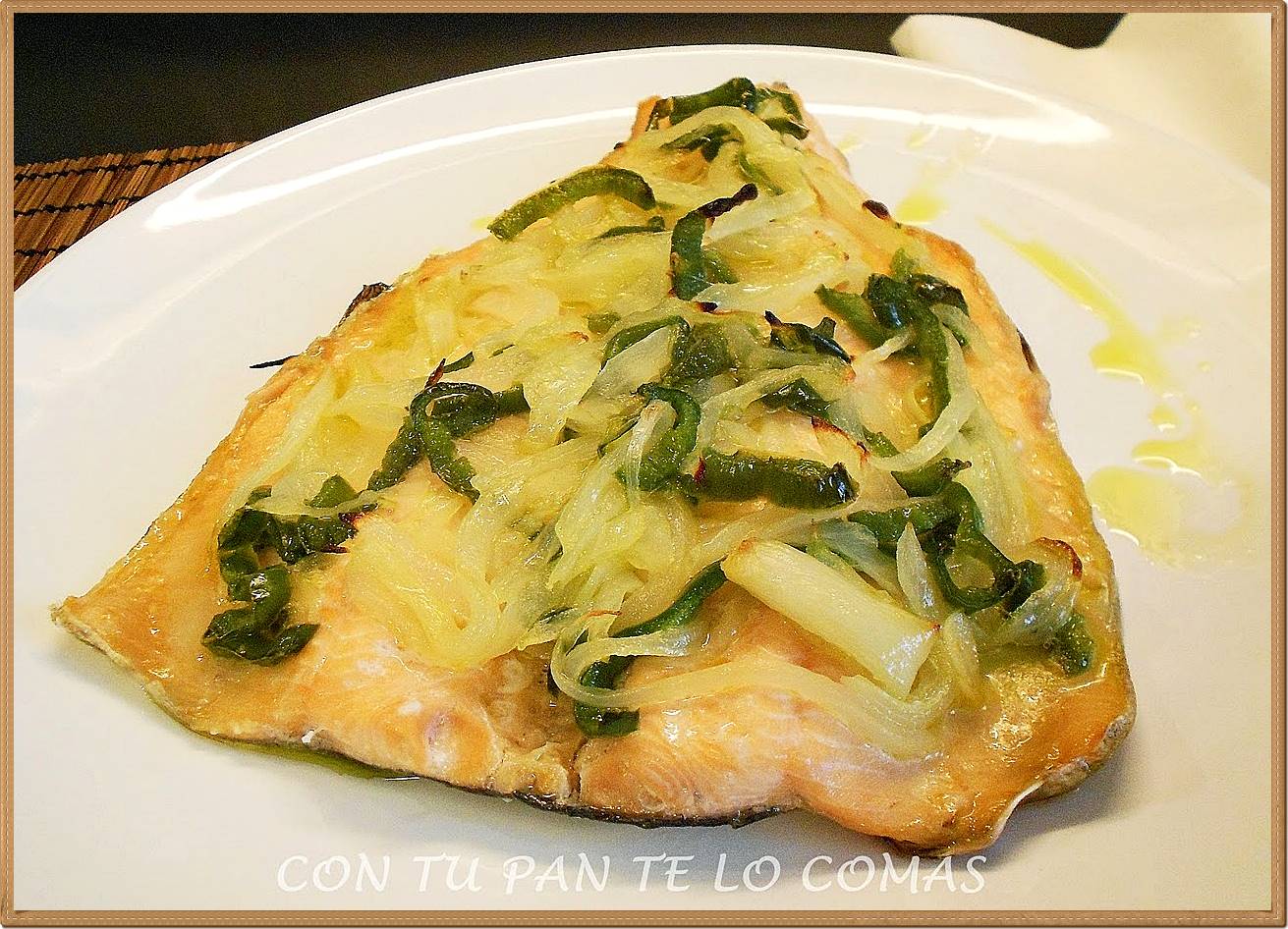 TRUCHA ASALMONADA (ARCOIRIS) AL HORNO