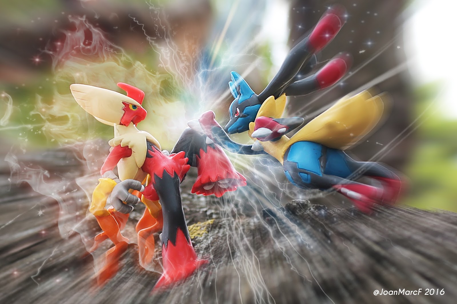 Wild Pokémon Jm Toyphotography Mega Blaziken Vs Mega Lucario.