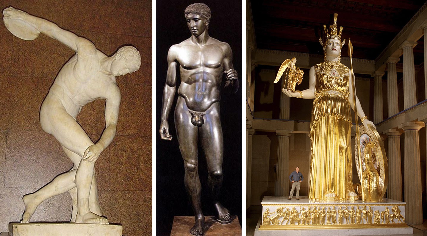 Escultura griega - Algargos´ web. Resumen de Arte, Historia y Geografía
