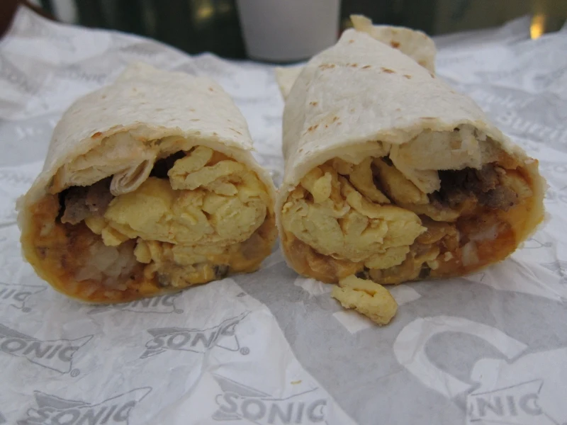 Review Sonic Smoked Chipotle Breakfast Burrito Brand Eating