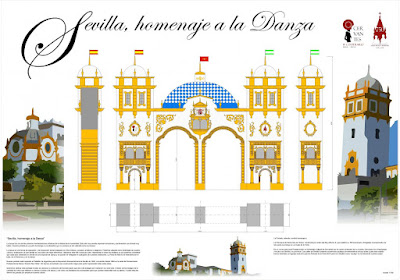 Feria de Sevilla 2016 - Diseño de la Portada de Feria - Eduardo Morón