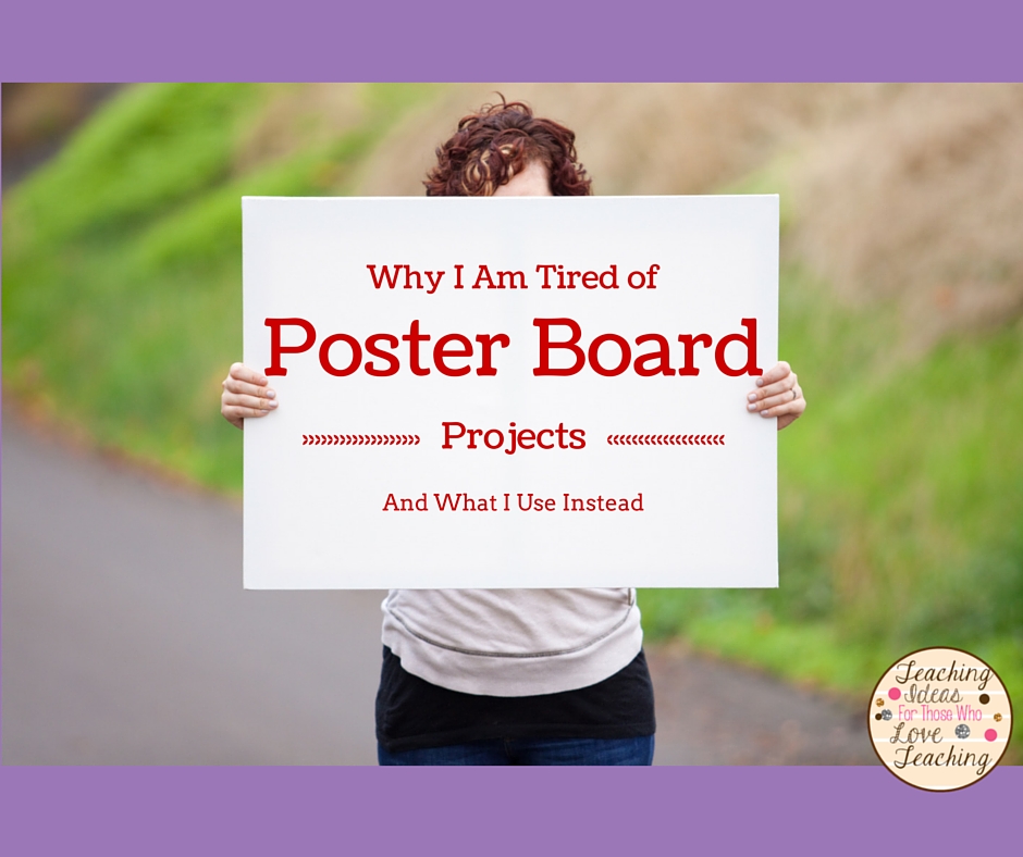 Classroom Freebies Too Why I am Tired of Poster Board Projects