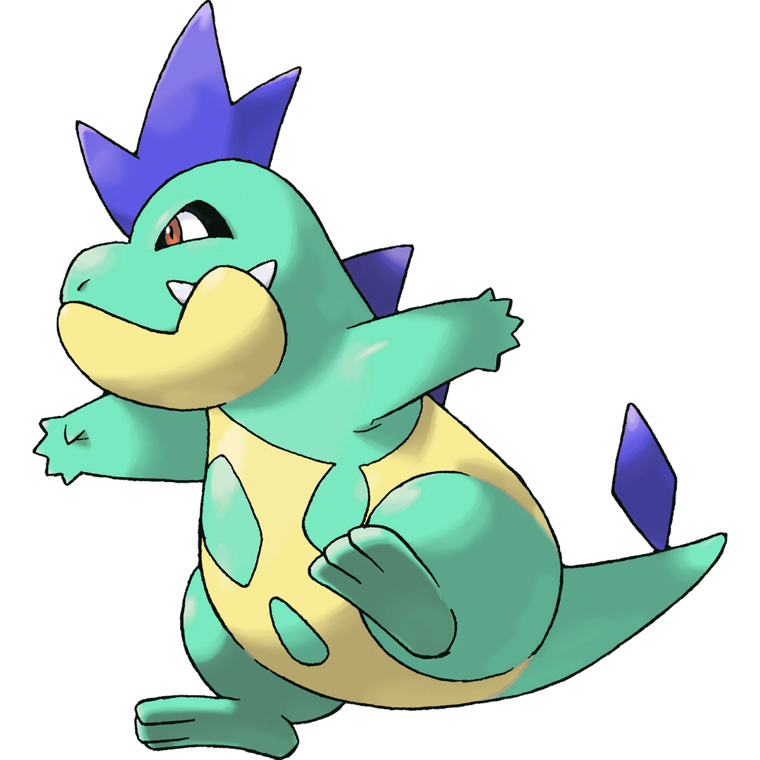 Descrição: Pokémon Shiny Croconaw. 