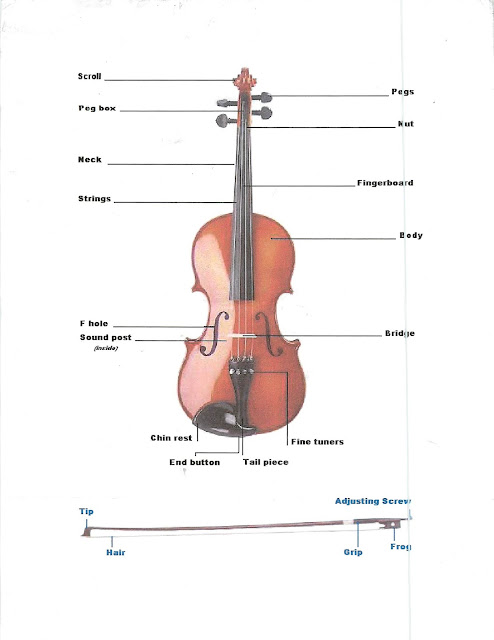Violine Aufbau Violine Aufbau