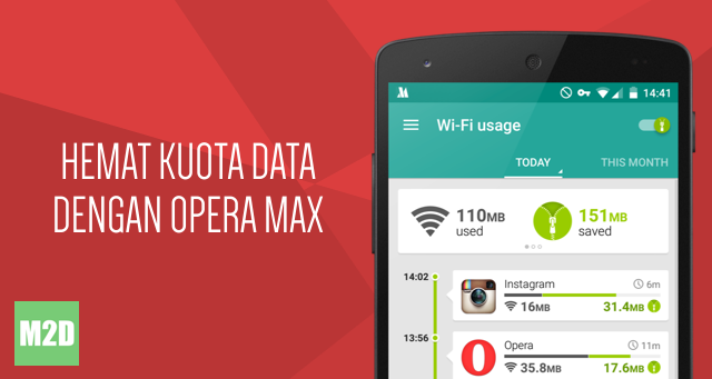 Menghemat Kuota Paket Data Internet Android dengan Opera Max