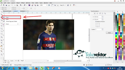 cara crop gambar di quantum gis