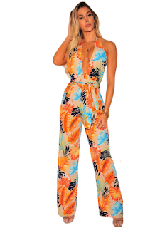 Salopeta lunga si casual cu imprimeu floral de vara fara maneci Salopeta lunga si casual cu imprimeu floral de vara fara maneci
