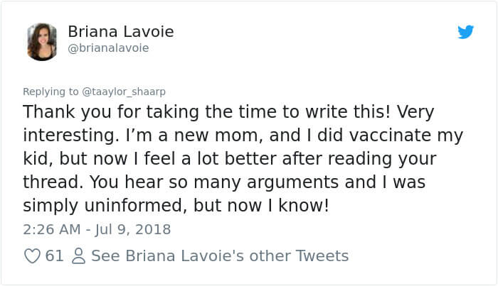 Woman Began A Powerful Thread On Twitter To Raise Awareness About Vaccines