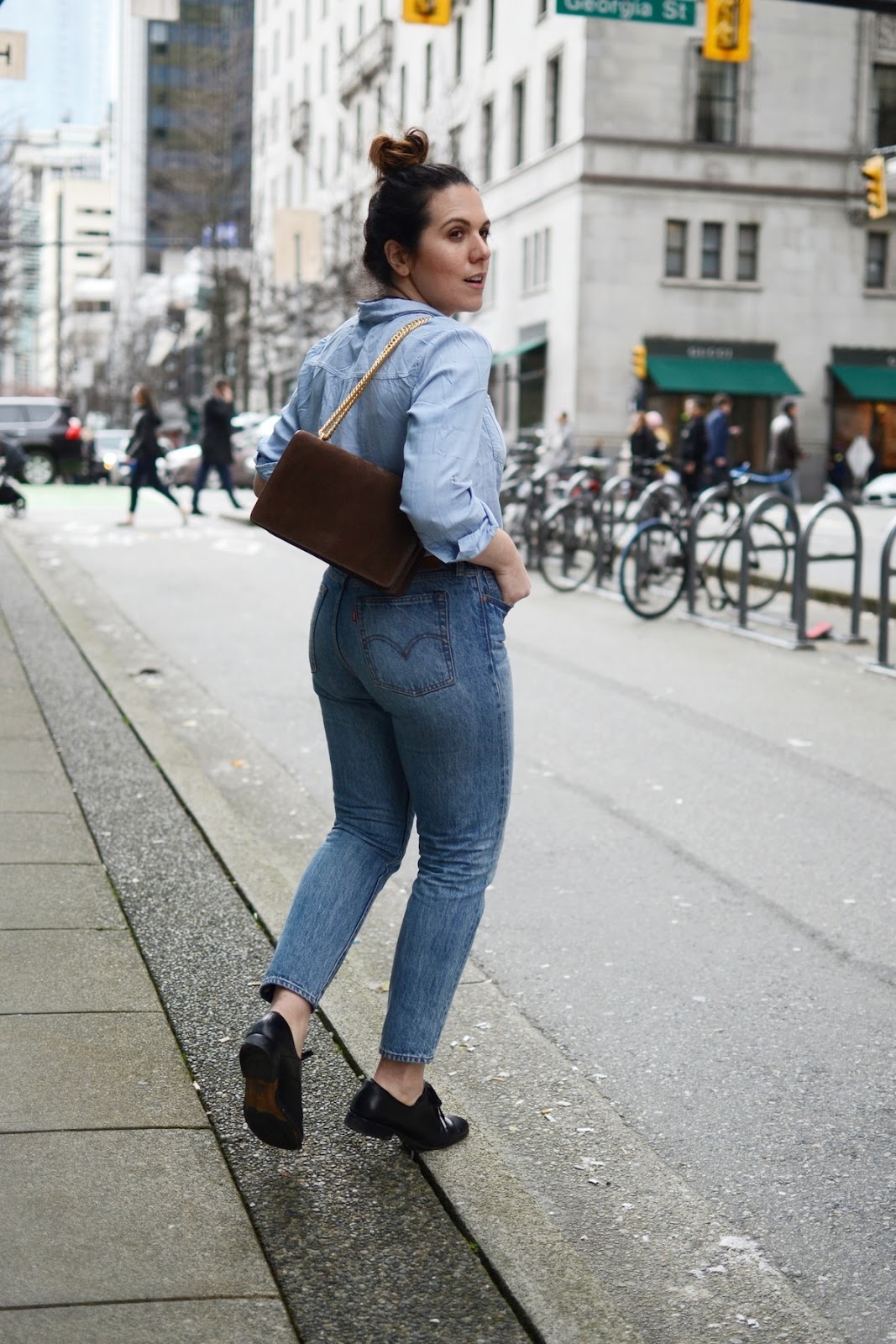 Denim-on-denim outfit — Covet & Acquire