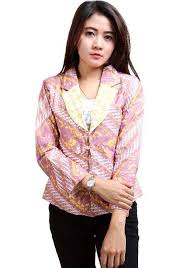 Desain Baju Batik Kerja Terbaru Desain Baju Batik Kerja Terbaru