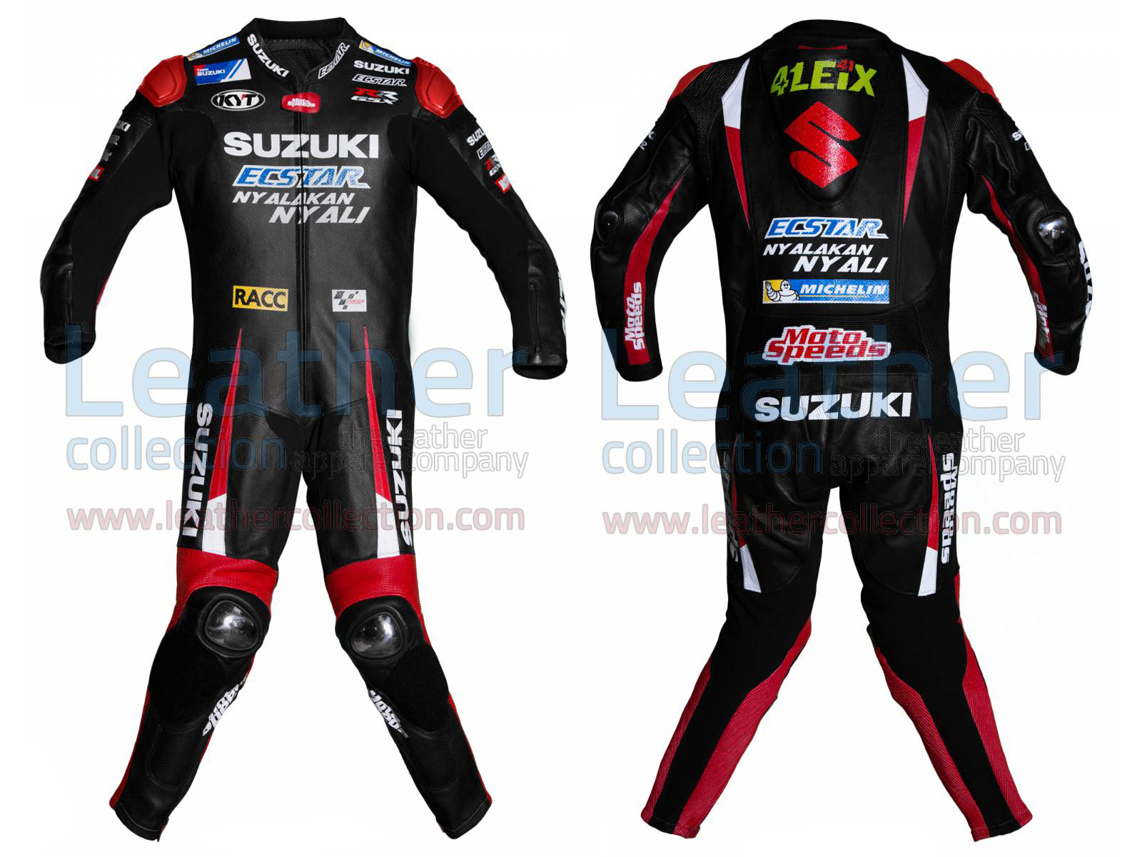 Aliex Espargaro Suzuki MotoGP 2016 Leather Suit Racing Duke