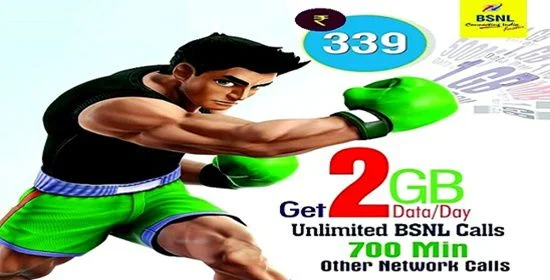 Unlimited Voice calls, 2GB per day free data offering Combo STV 339