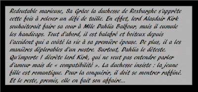 Journal intime d'une duchesse, tome Dahlia Karen hawkins