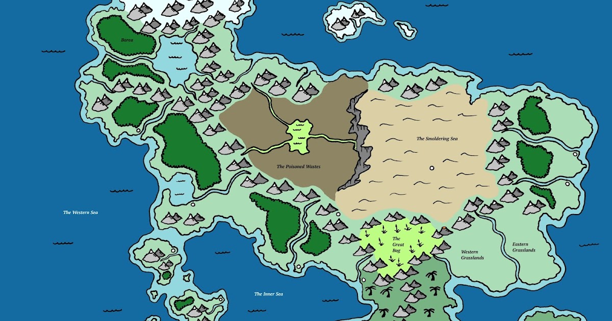 Skullsword's Tower Sword & Sorcery World Map (W.I.P)