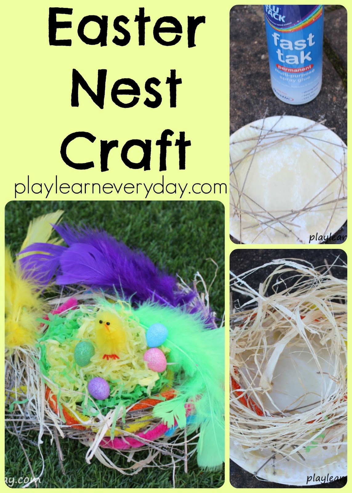 Easter Nest Craft - Play and Learn Every Day