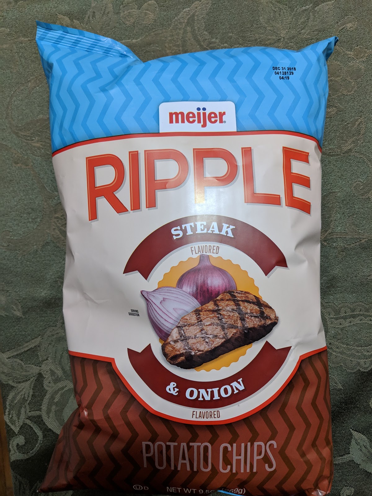 Kotas Reviews Everything Kotas Reviews Meijer Ripple Steak and Onion Chips