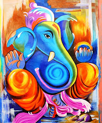 ganesh painting ganpati lord paintings abstract rupa prakash ganesha ganapathi artwork vinayaka sri ji papa wall wallpapers avatars saatchi which
