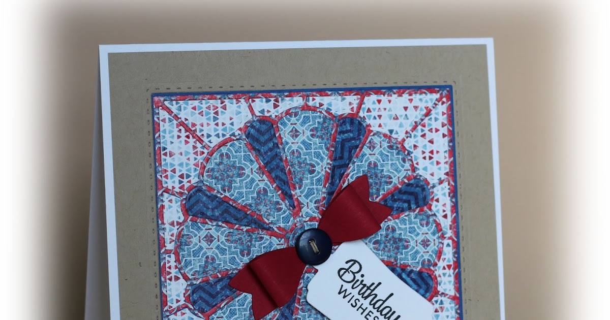 Yours Truly Happy Birthday Quilt card