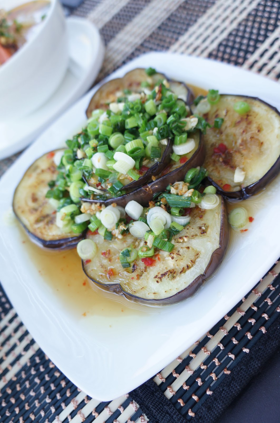 Gourmet by Kat Crispy catfish and eggplants with scallion fish sauce