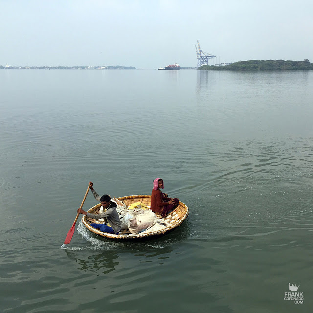 pareja de pescadores en kochi kerala india
