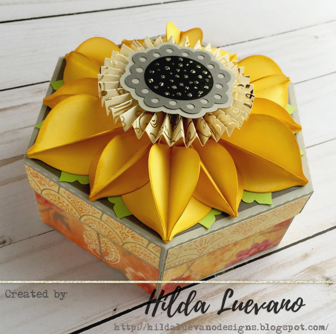 Hilda Designs: Caja Girasol en SDS