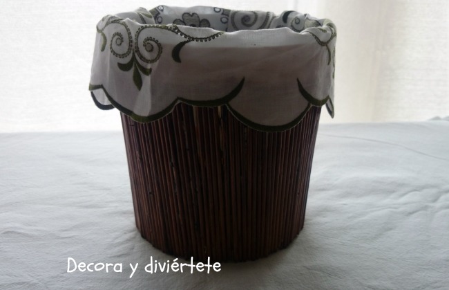 Manualidades , DIY , hacer cesta , cestos , guardar labores 