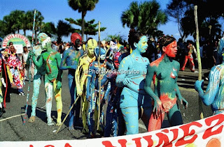 Body Painting Festival In PublicIn Body Painting
