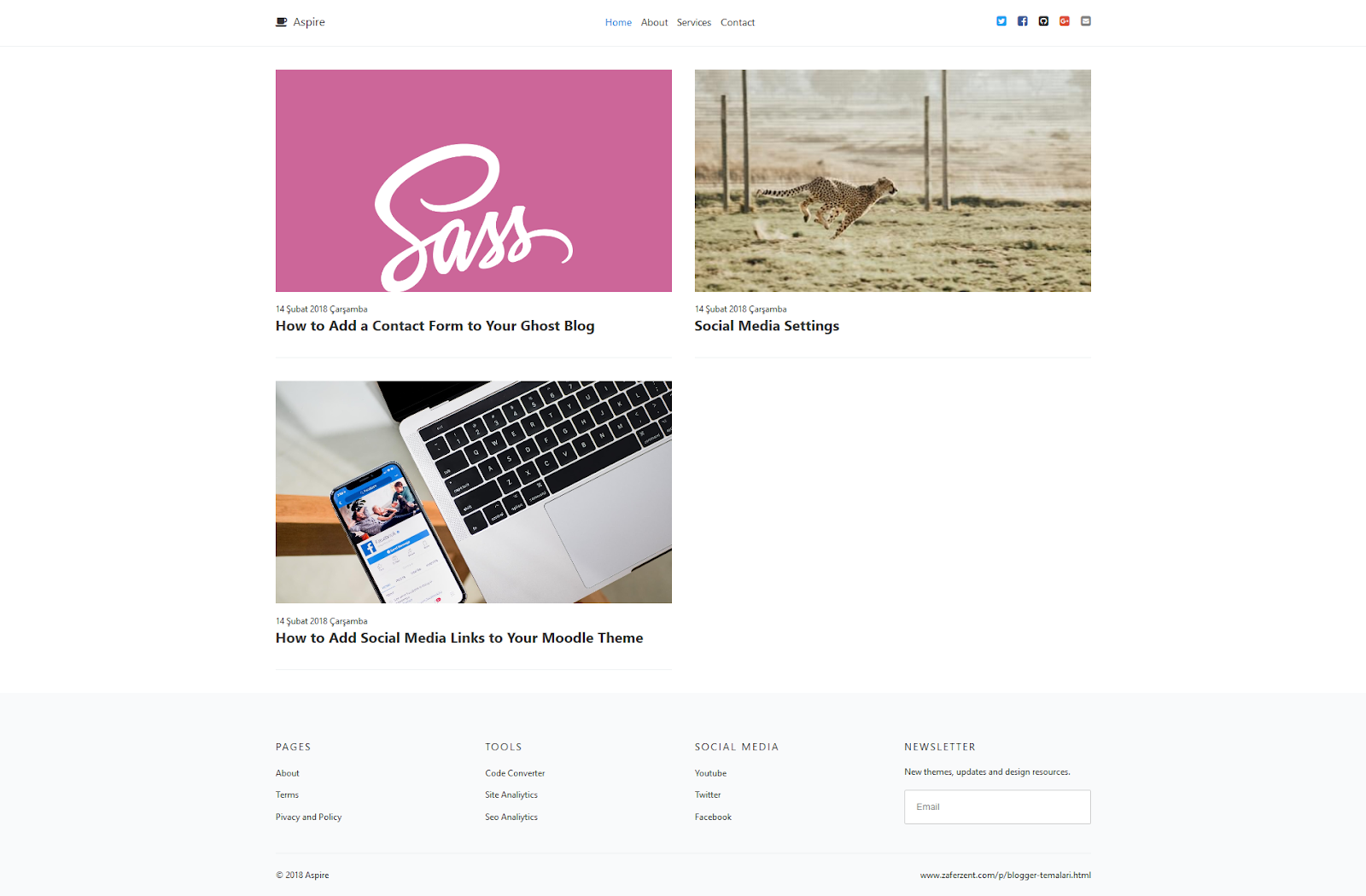 Aspire Blogger Teması Aspire Blogger Teması