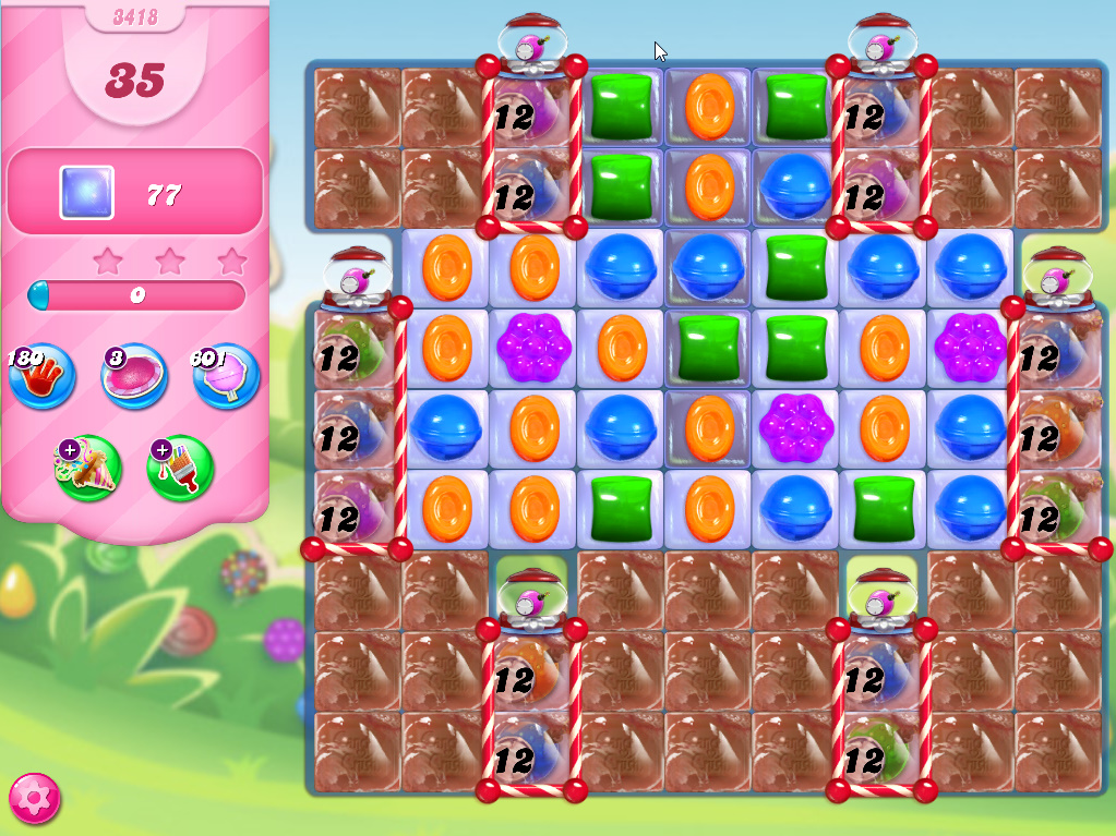 Candy Crush Saga level 3418 Candy Crush Saga level 3418