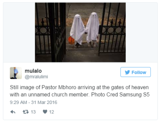 SA Prophet Claims He Visited Heaven, and for $340, You Can Get To View The 'Heavenly' Photos He Took