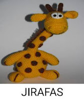 PATRONES JIRAFAS AMIGURUMI