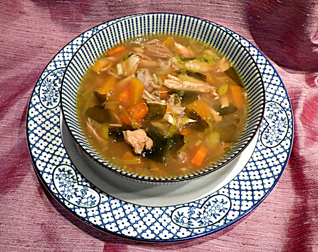 Chez Maximka Chicken leftovers miso soup