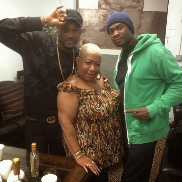 Effiong Eton Spotted Tuface Hangs Out With Hollywood Actors Brian Hook And Luenell Campbell