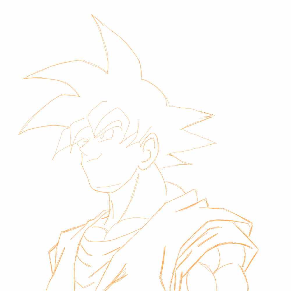 Como desenhar o Son Goku pequeno