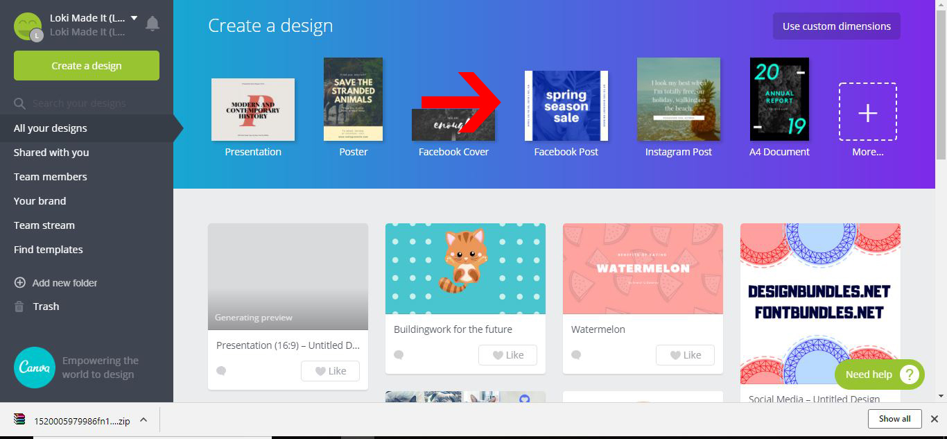 How to use digital papers in Canva Design Bundles