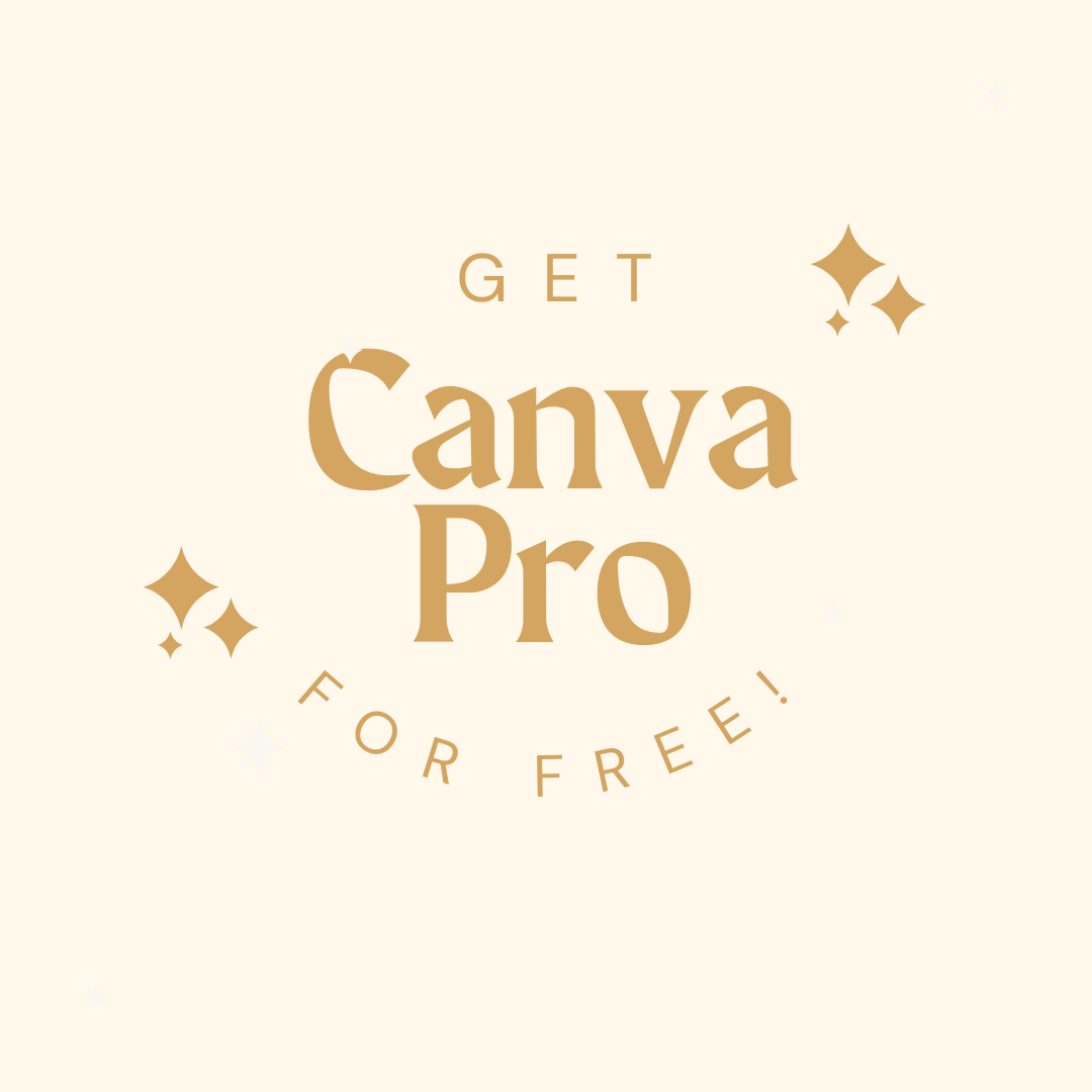 Get Canva Pro for FREE!